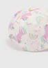 Kids Multicolour Unicorn Print Cap (3-10yrs) - Age 7-10 Years Image 2