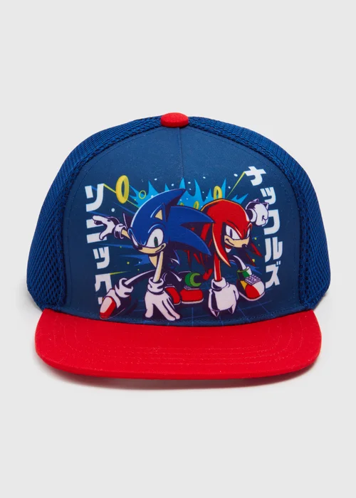 Sonic Boys Navy Cap (3-6yrs) - Age 3 - 6 Years Image 1