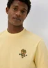 Yellow Mexico Snake Print T-Shirt - S Image 3