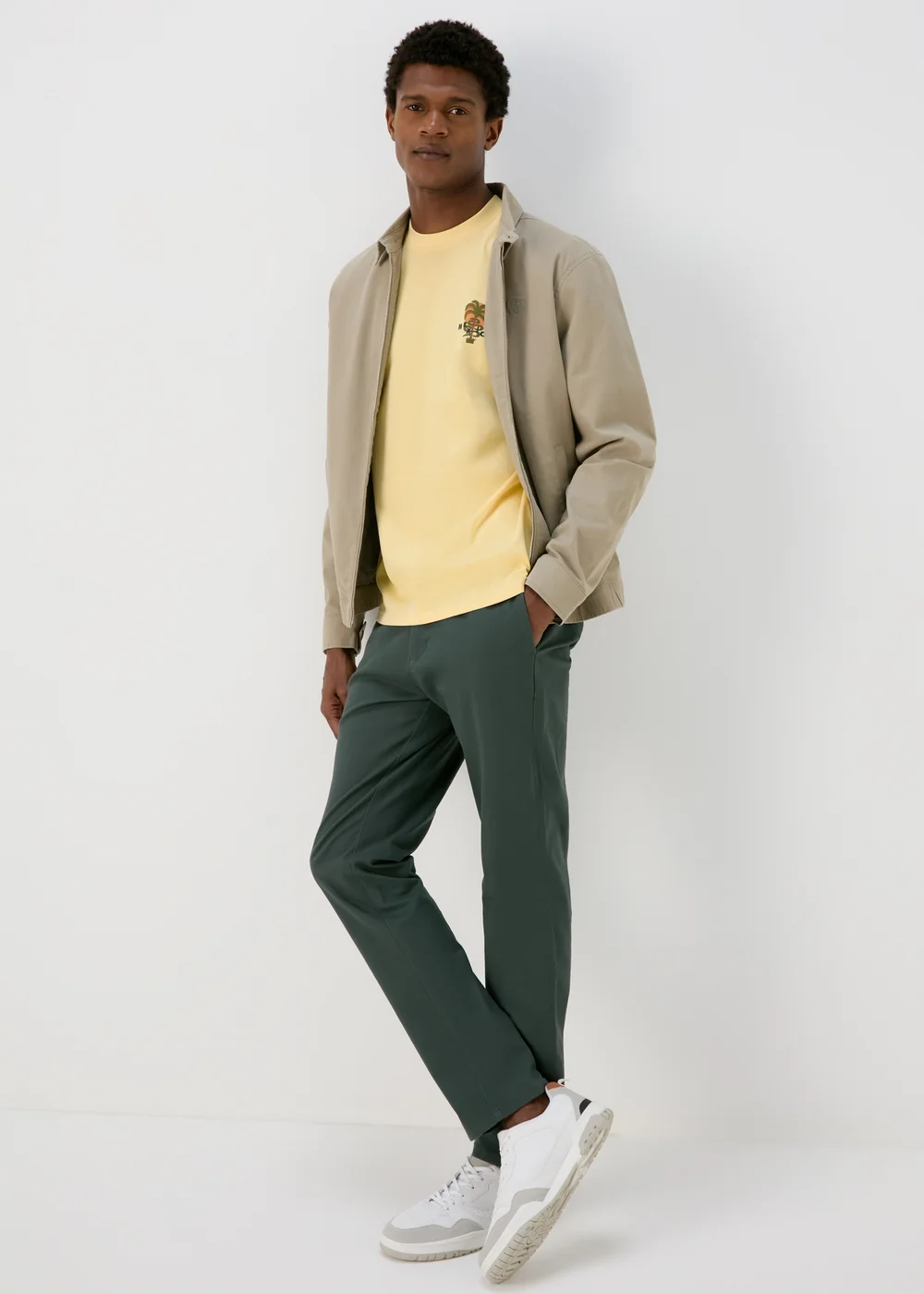 Yellow Mexico Snake Print T-Shirt - S Image 4