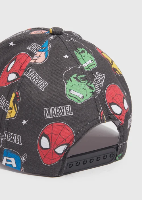 Marvel Kids Black Avengers Cap (3-10yrs) - Age 3 - 6 Years Image 2