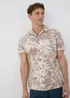 Stone Leaf Print Shirt - S Image 3