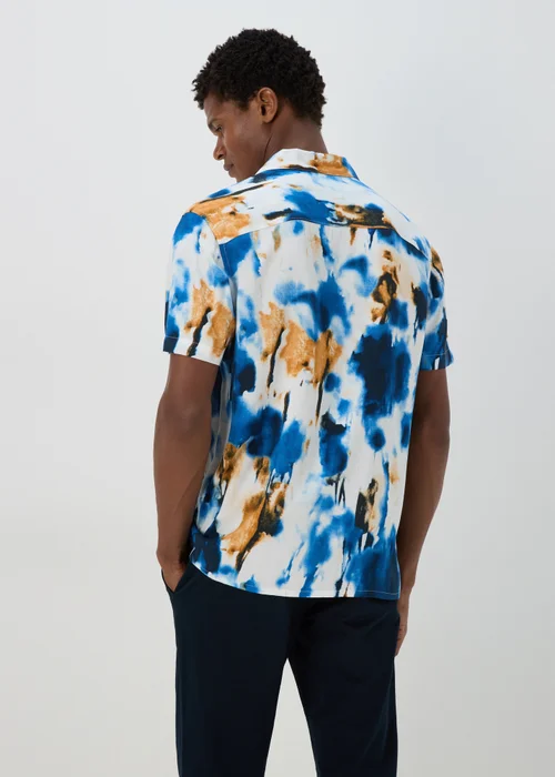 Multicolour Marble Abstract Print Shirt - Small Image 2