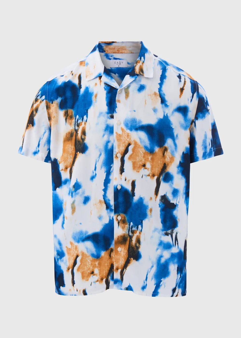 Multicolour Marble Abstract Print Shirt - Small Image 5