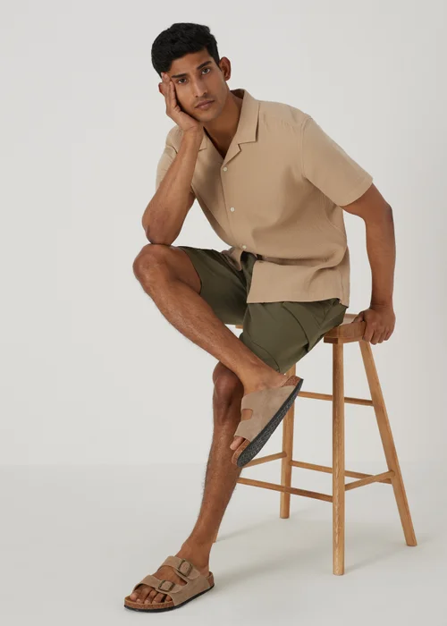 Stone Double Cloth Shirt - Small Image 4