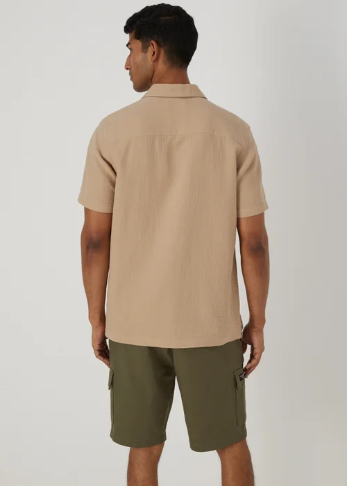 Stone Double Cloth Shirt - Small Image 2