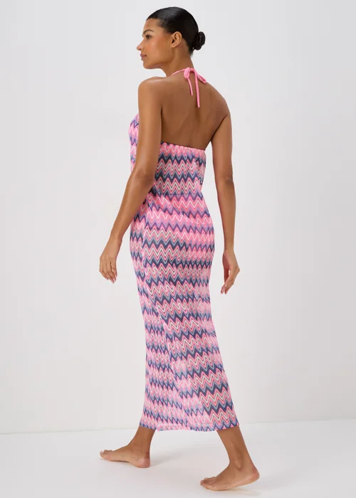 Multicoloured Zigzag Print Dress - XS Image 2