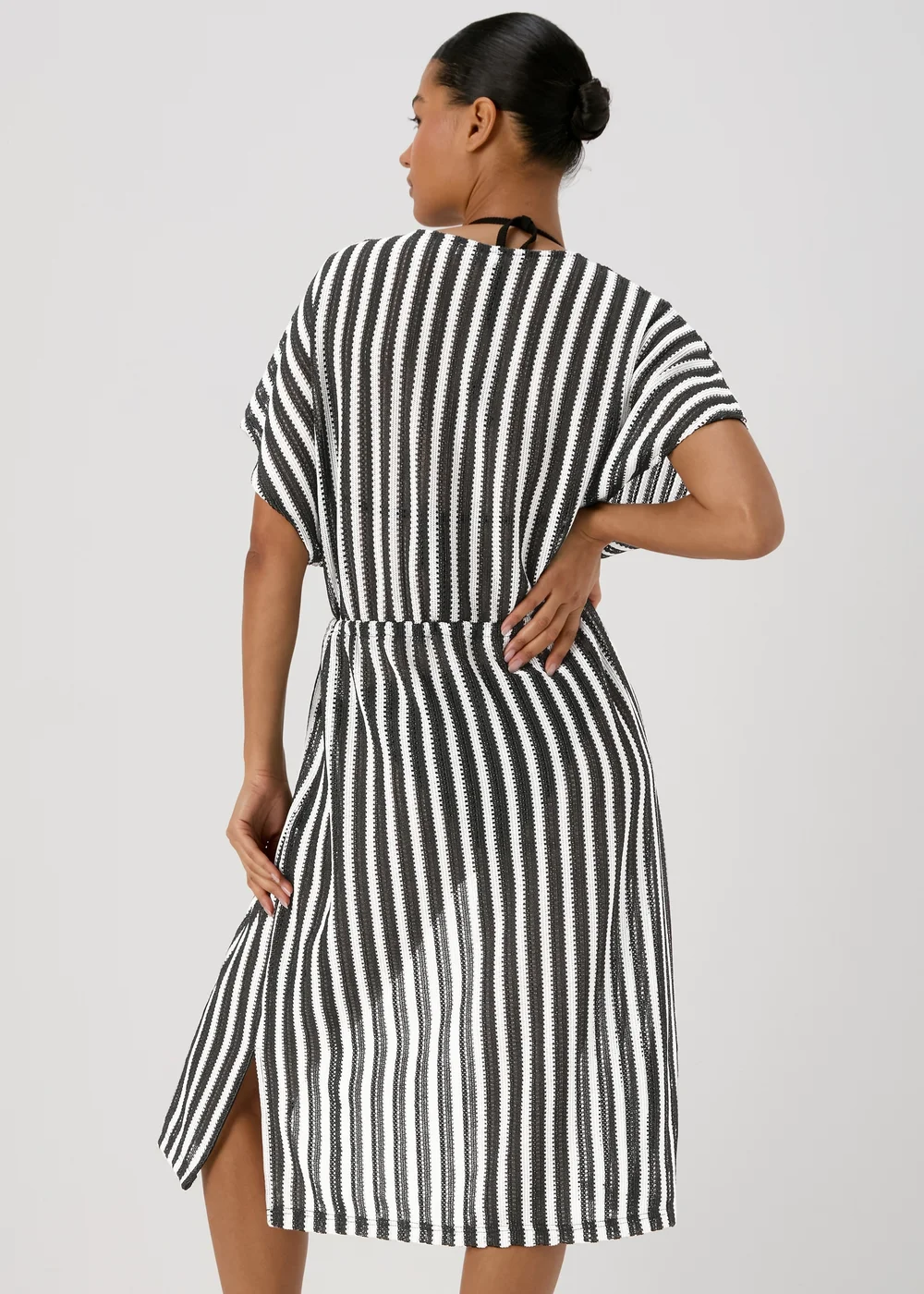 Black Crochet Kaftan - Extra small Image 2