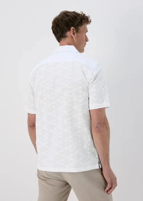 White Broderie Anglaise Shirt - S Image 2