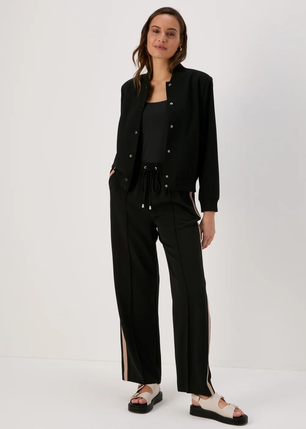 Et Vous Black Double Layer Vest Top - Size 8 Image 4