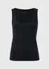 Et Vous Black Double Layer Vest Top - Size 8 Image 5