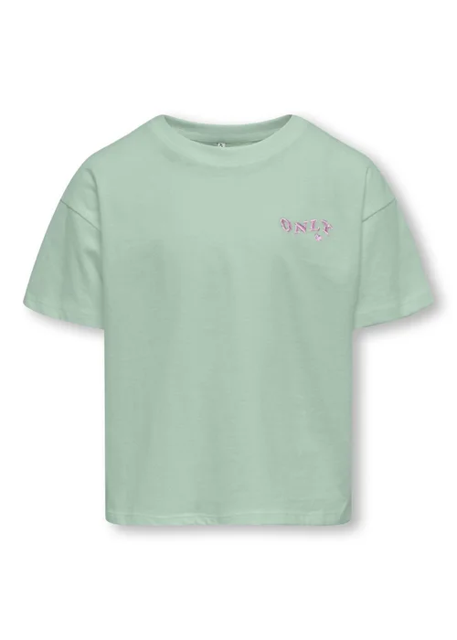 ONLY Girls Green Crop Top (5-14yrs) - 5-6 Yrs Image 1