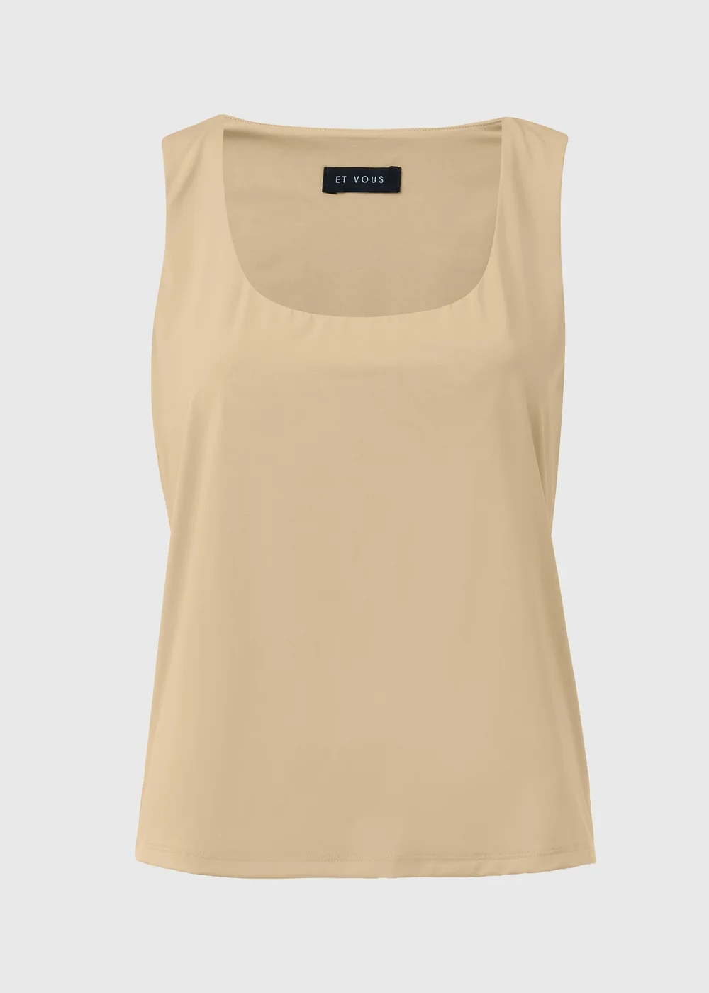 Et Vous Beige Vest Top - Size 8 Image 5