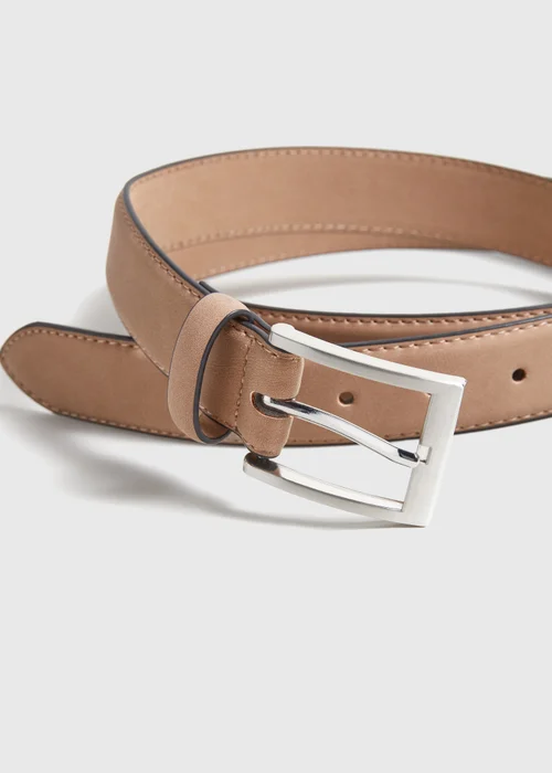 Light Brown Faux Suede Belt - S Image 2