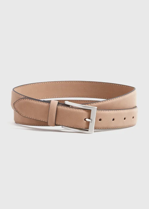 Light Brown Faux Suede Belt - S Image 1