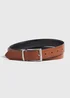 Black Texture Reversible Belt - Small Image 2