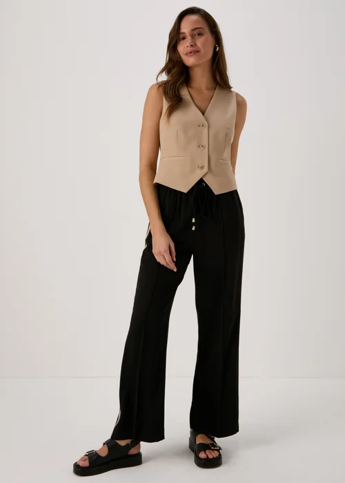 Et Vous Beige Neutral Suit Waistcoat - 8 Image 4