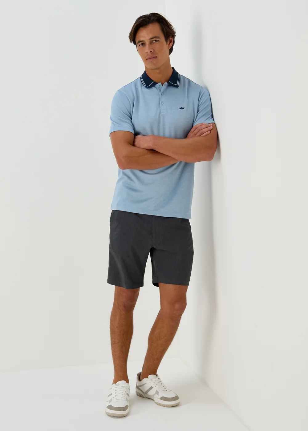 Souluxe Charcoal Golf Shorts - S Image 1
