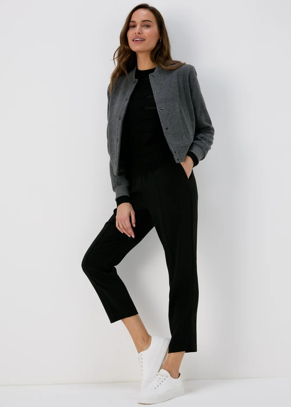 Et Vous Black Pointelle Knit Jumper - 8 Image 4