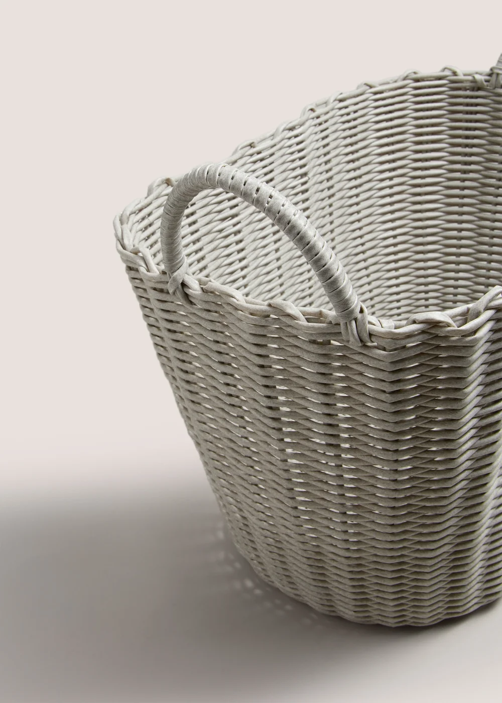 Grey Storage Basket Image 2