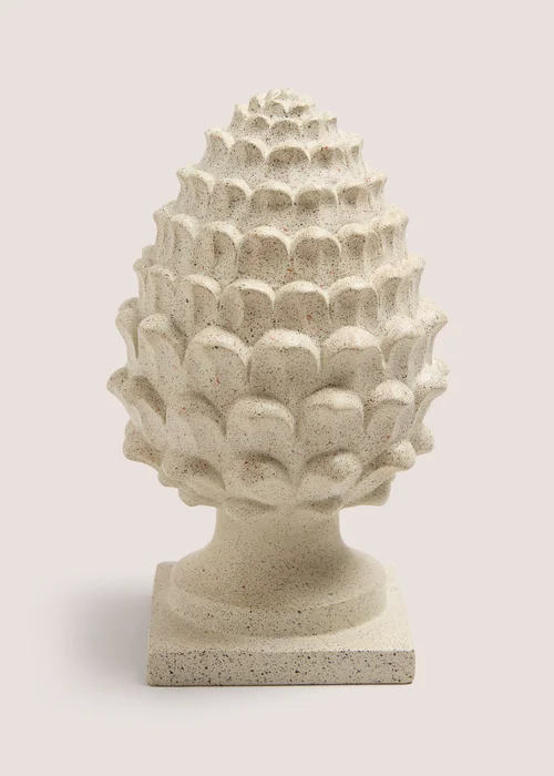 Cream Artichoke Ornament (22.9cm x 14.3cm x 13.7cm) Image 1