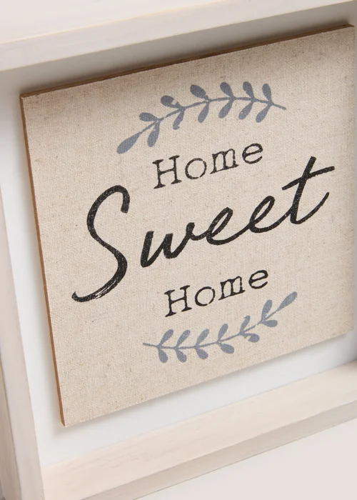 Home Sweet Home Cottage Wood Sign (25.4cm x 25.4cm x 38cm) Image 2