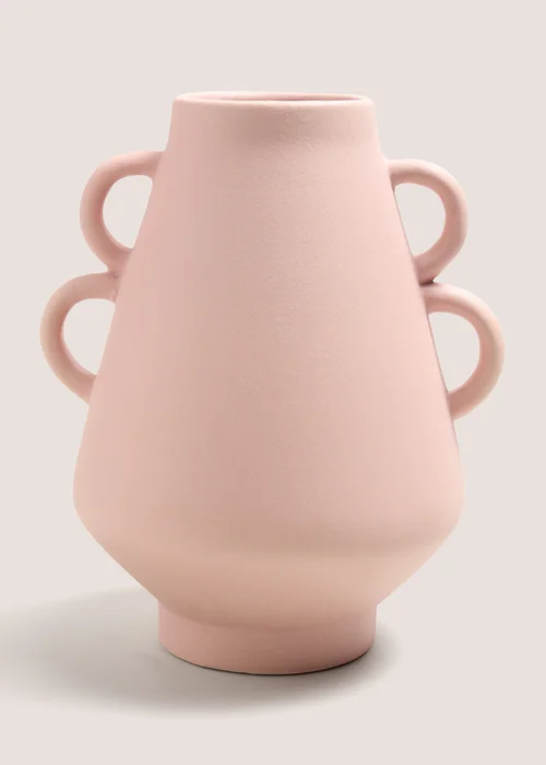 Pink Artisan Multiple Handle Vase (28cmx 25.5cm x 20cm) Image 1