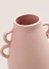 Pink Artisan Multiple Handle Vase (28cmx 25.5cm x 20cm) Image 2
