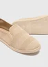 Stone Textured Stripe Espadrille Trainers - Size 6 Image 2