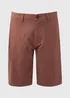 Rust Straight Fit Chino Shorts - 30 Image 5