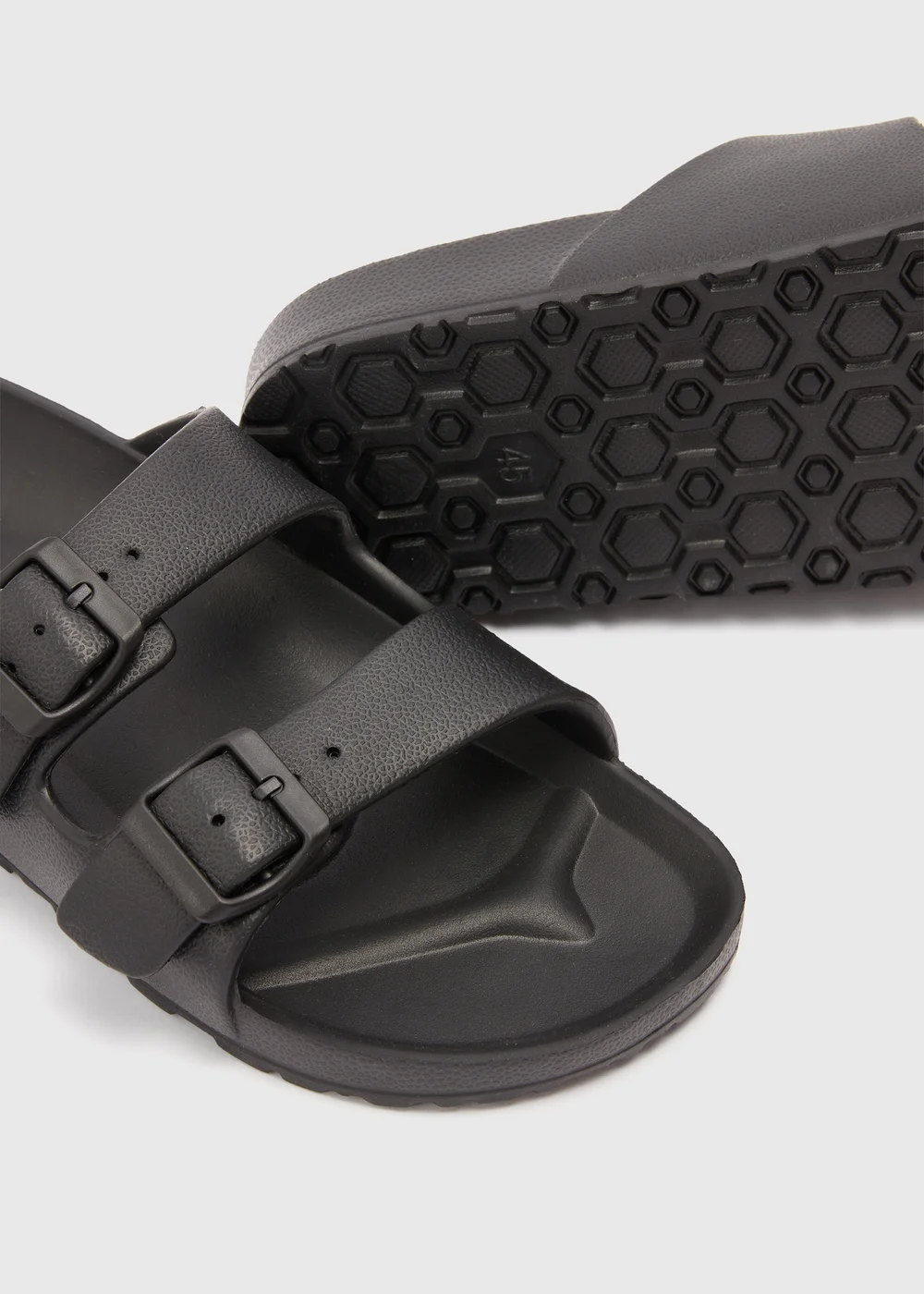 Black Eva Sandals - Size 6 Image 2