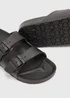 Black Eva Sandals - Size 6 Image 2
