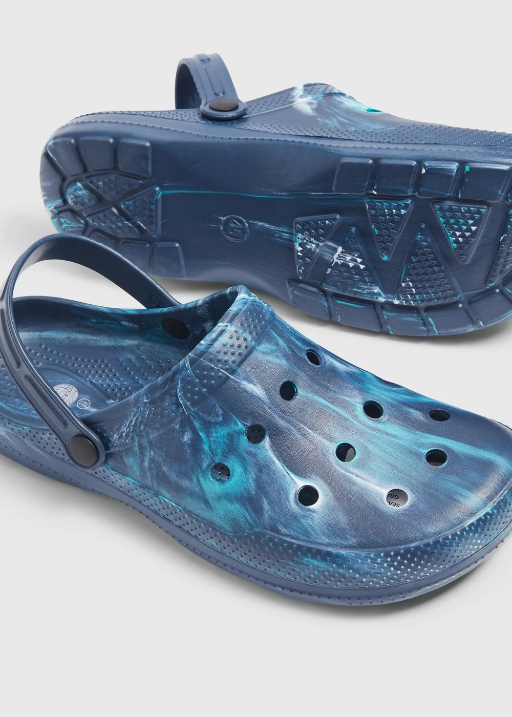 Multicoloured Printed Clogs - Size 6 Image 2