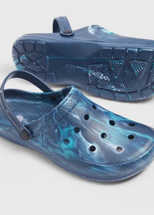 Multicoloured Printed Clogs - Size 6 Image 2