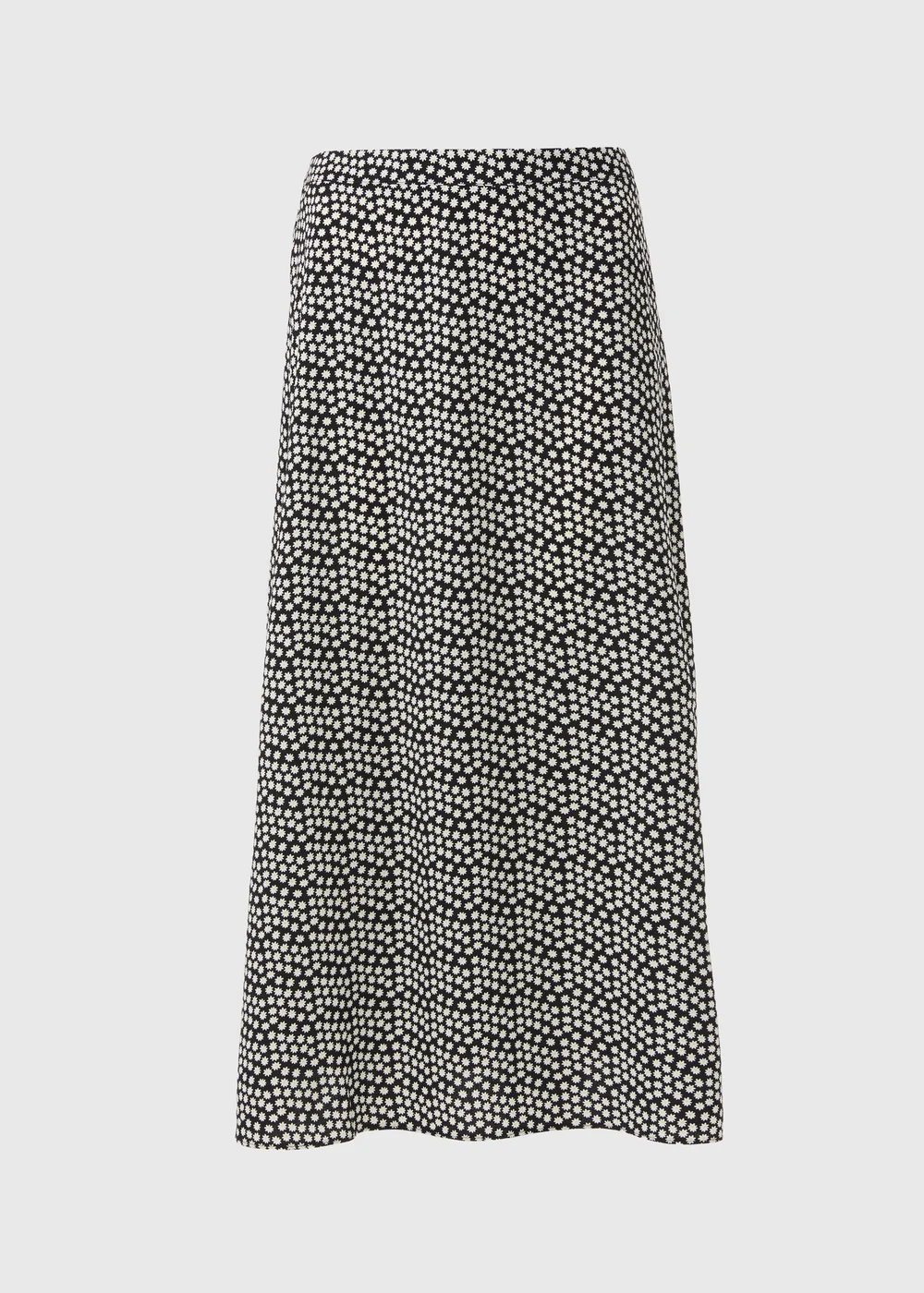 Black Daisy Midi Skirt - Size 8 Image 5