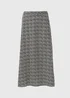 Black Daisy Midi Skirt - Size 8 Image 5