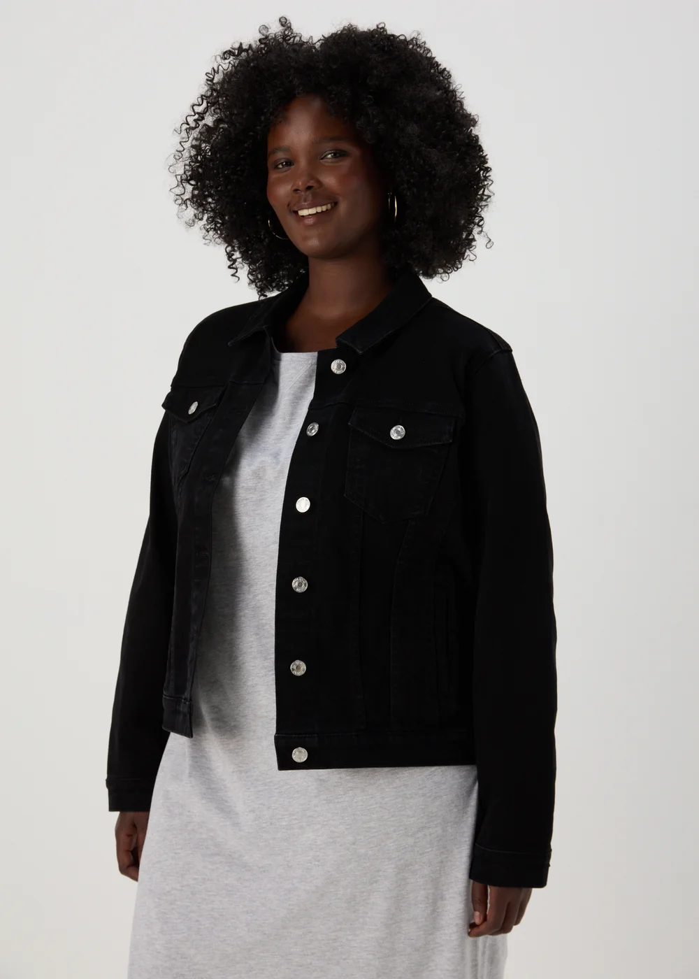 Black Denim Jacket - 8 Image 2