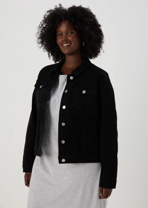 Black Denim Jacket - 8 Image 2