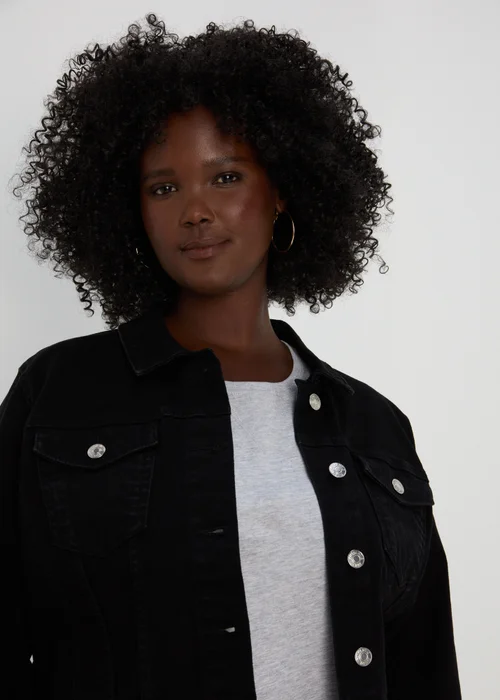 Black Denim Jacket - 8 Image 6