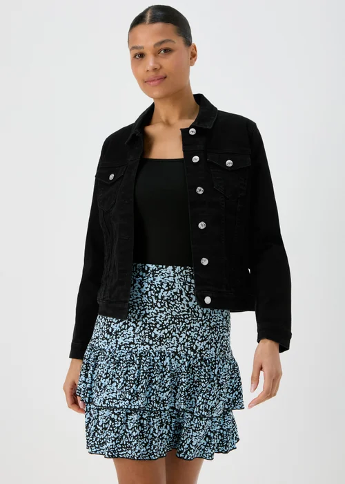 Black Denim Jacket - 8 Image 1
