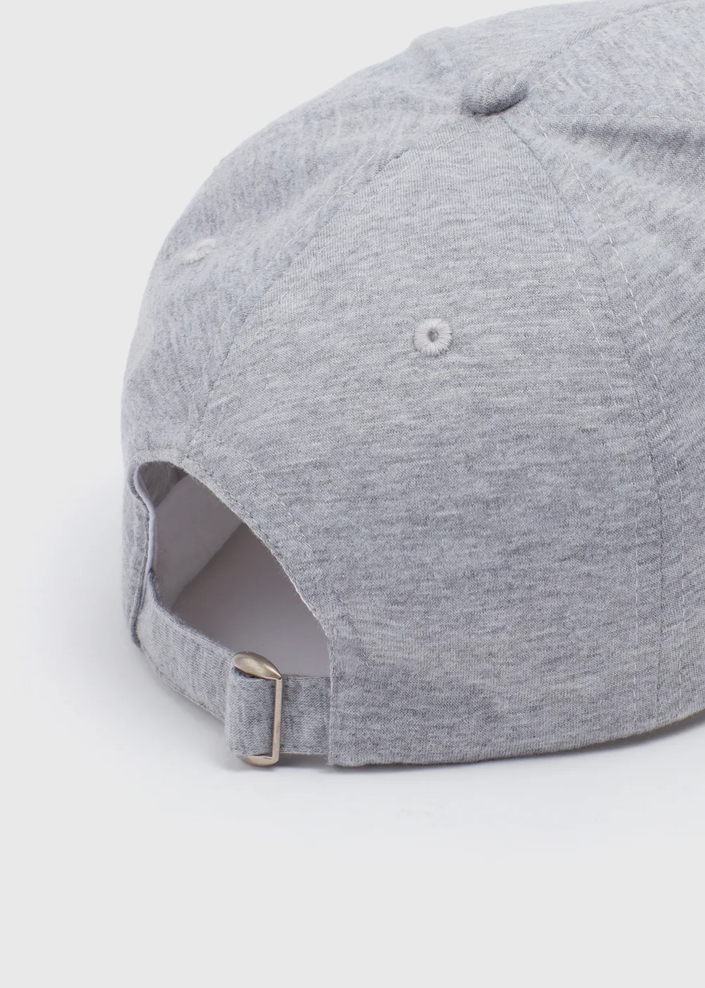 Grey Marl Jersey Cap - One Size Image 2