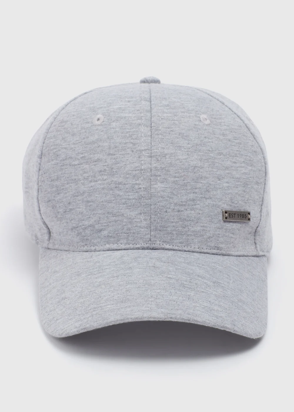 Grey Marl Jersey Cap - One Size Image 1