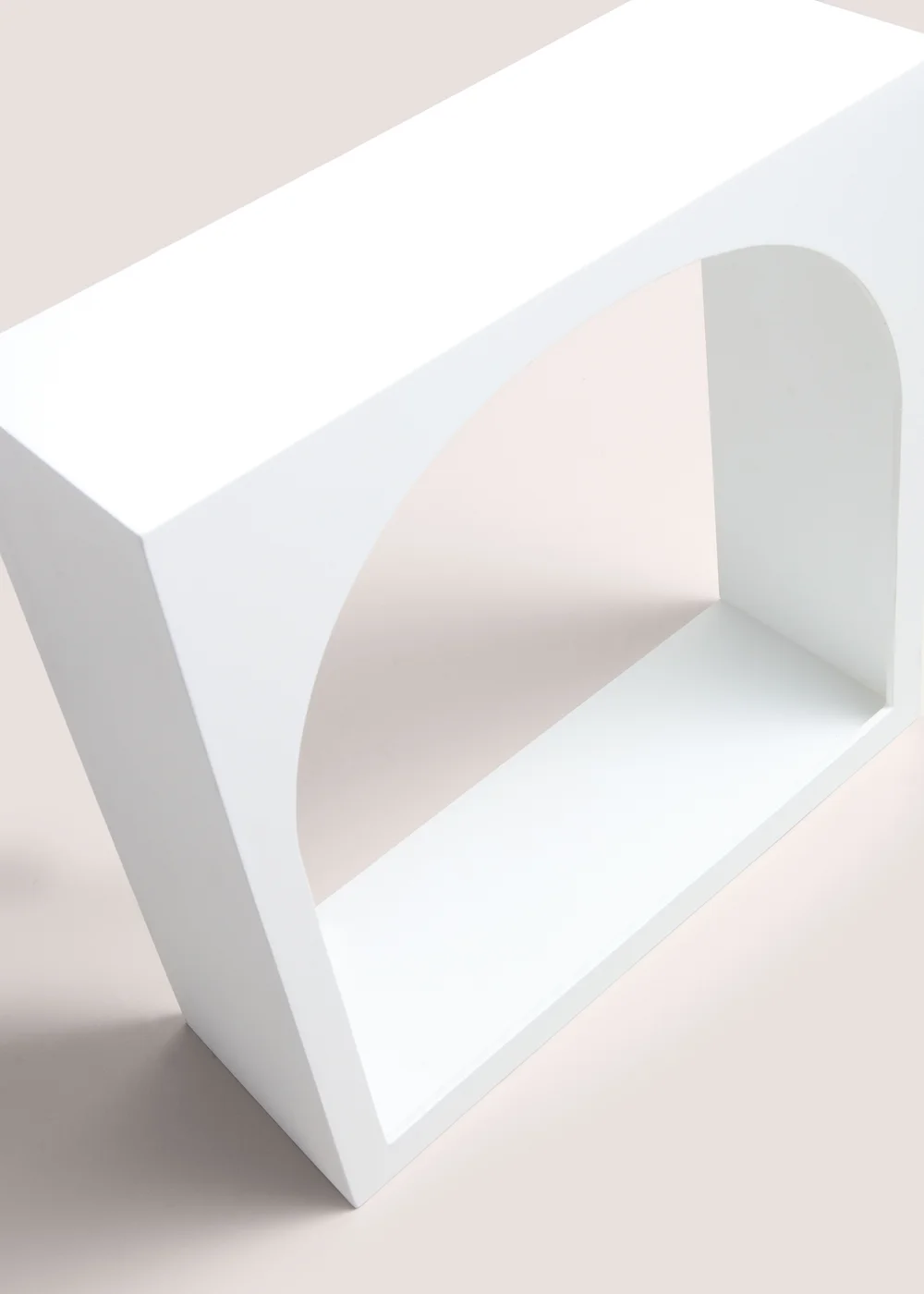 White Single Cove Shelf (34cm x 24cm x 34cm) Image 2