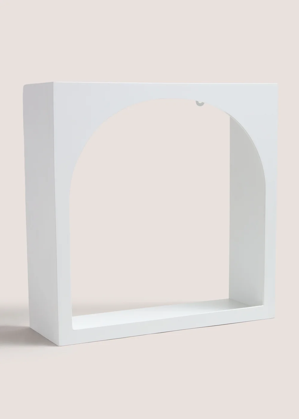 White Single Cove Shelf (34cm x 24cm x 34cm) Image 1