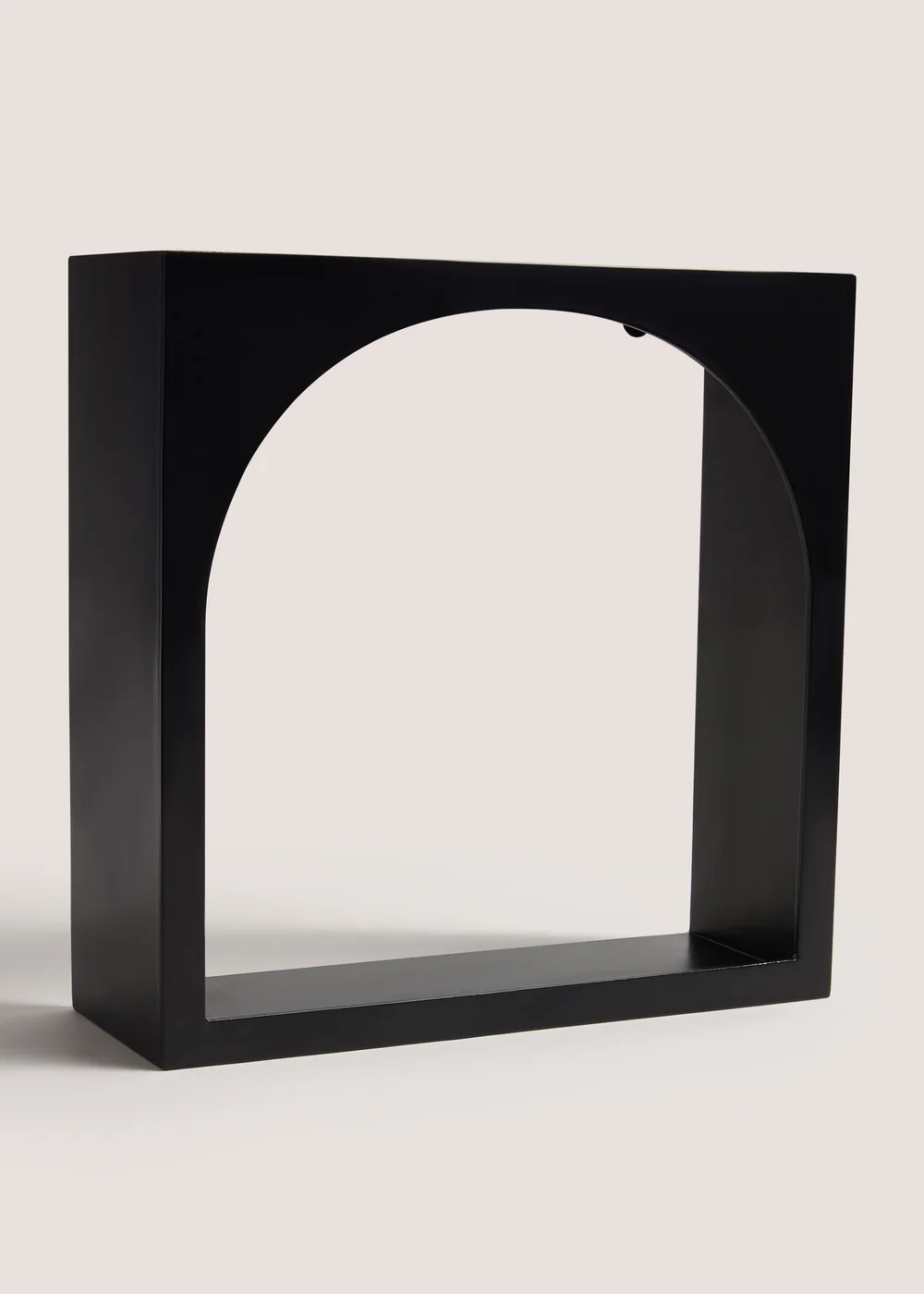 Black Single Cove Shelf (34cm x 24cm x 34cm) Image 1
