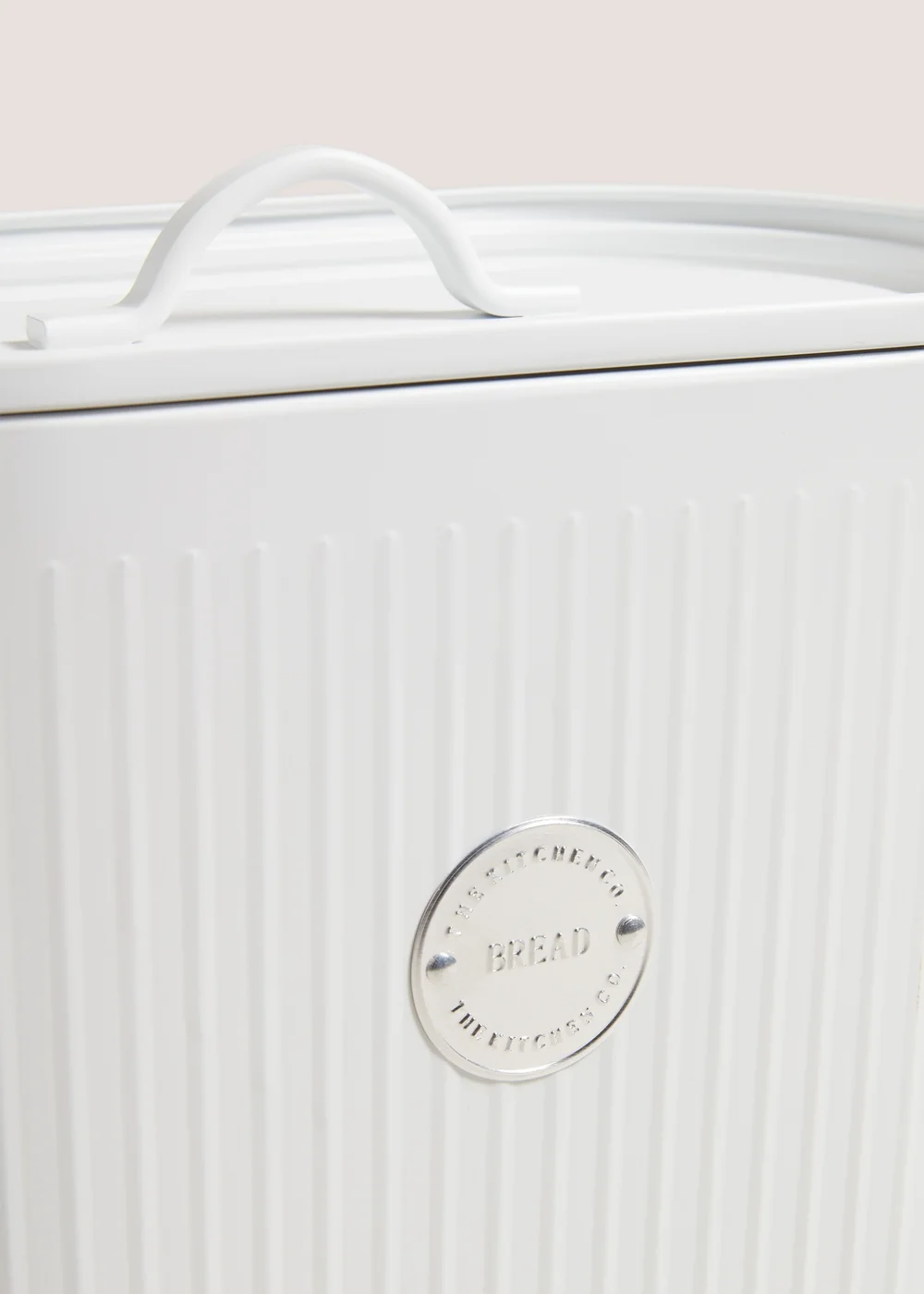 The Kitchen Co White Bread Bin Image 2