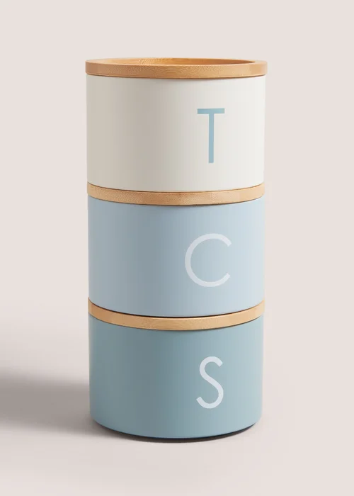 Blue TCS Stackable Box (16.5cm x 14cm) Image 1