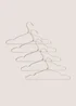 5 Pack Cream Fabric Hangers (34cm x 32cm) Image 1