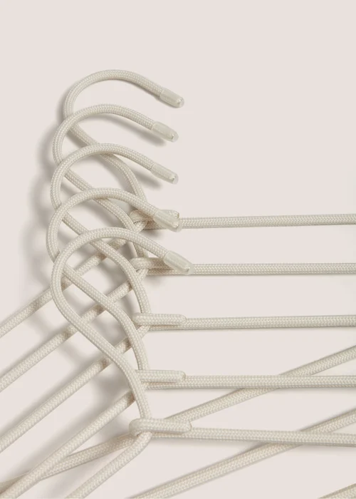5 Pack Cream Fabric Hangers (34cm x 32cm) Image 2