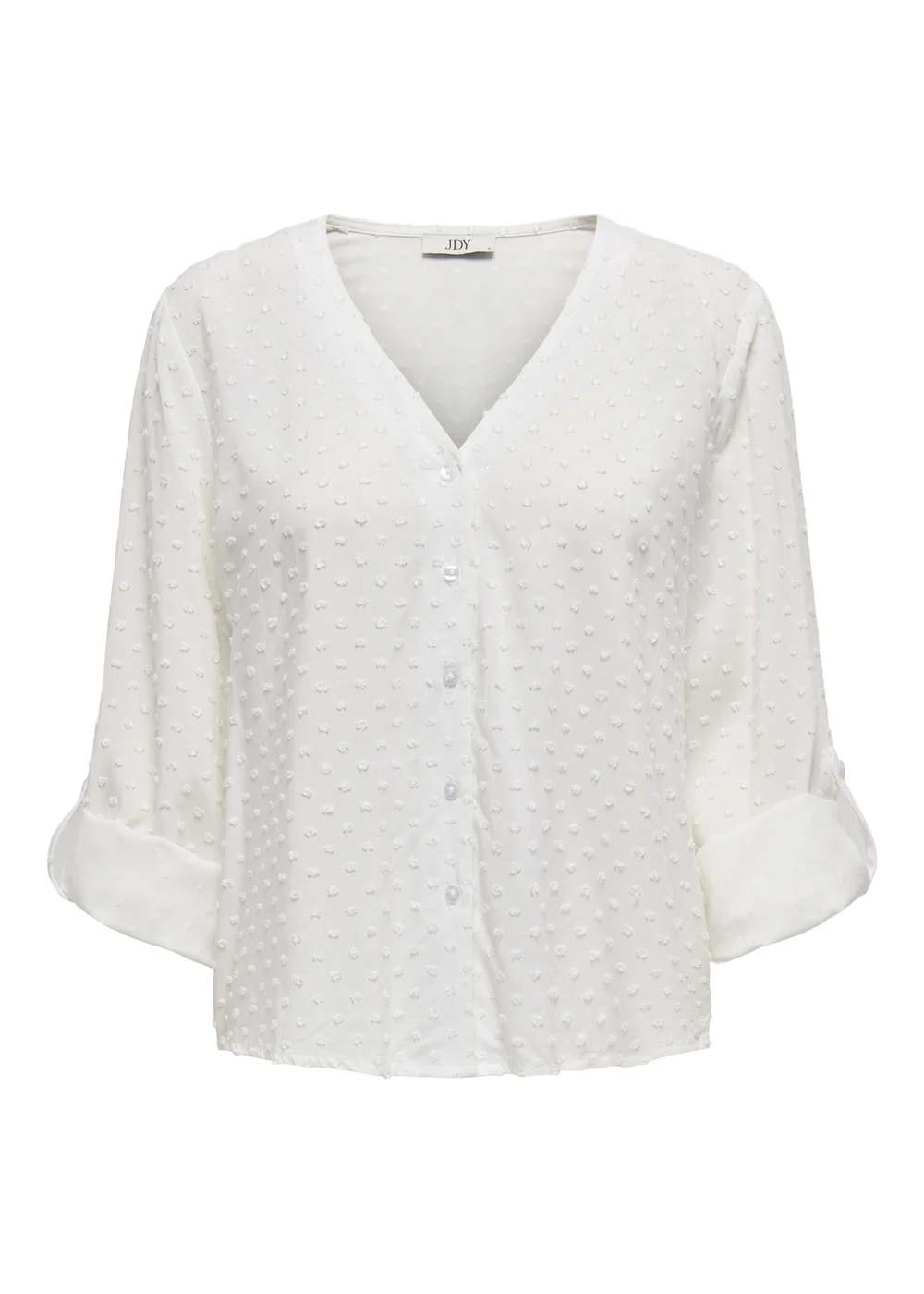 JDY White Diana Dobby Shirt - 10 Image 6